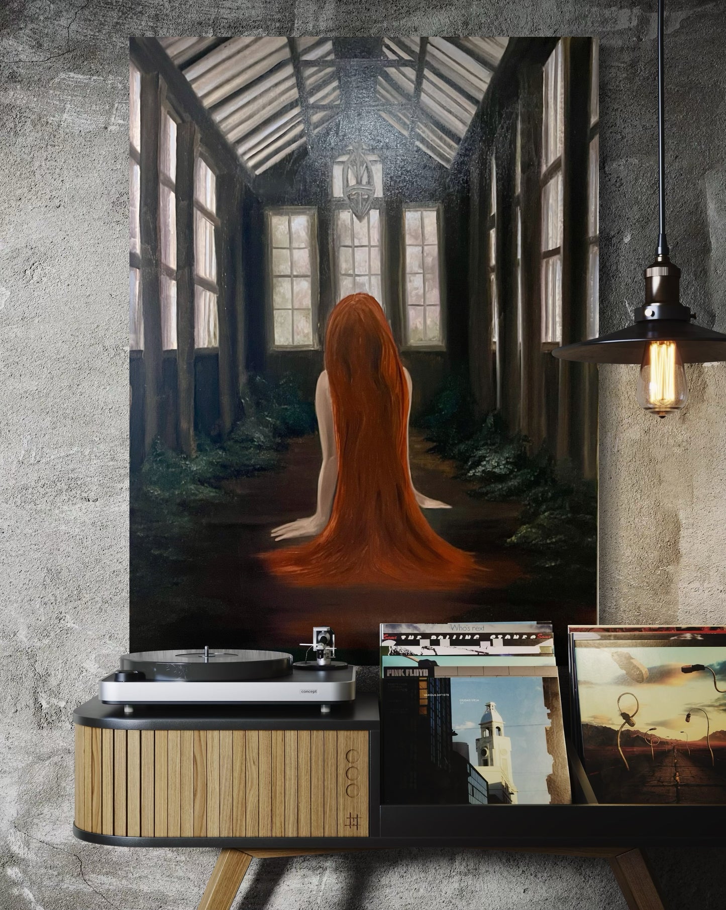 The Greenhouse Keeper — Original Oil Painting by Artworks by Leanne