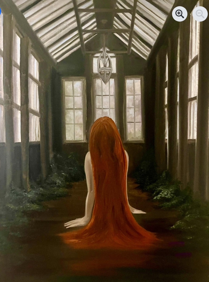 The Greenhouse Keeper — Original Oil Painting by Artworks by Leanne