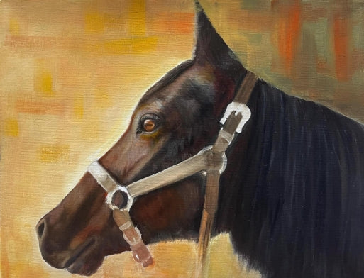 Custom Pet Portrait from your Photo | Oil Painting of your pet | Pet Memorial art on canvas | Not Computer Generated | Horse Painting | Dog Portrait